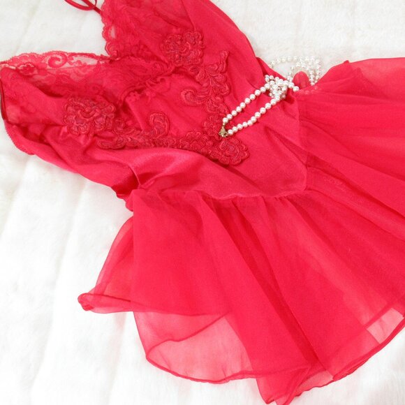 Vintage Private Luxuries Ballerina Babydoll Nightie - M/L - Picture 4 of 8